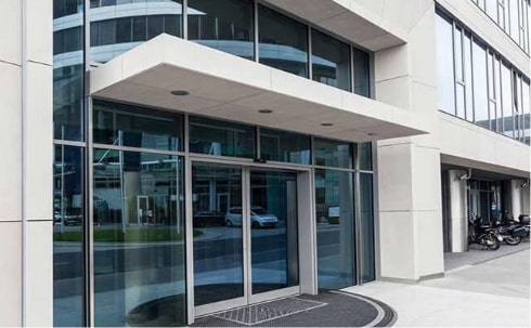 aluminum glass entrance doors