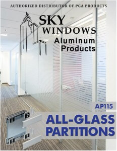 Glass Partitions Walls Dividers catalog cover