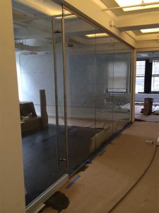 Frameless Wall Door Installation