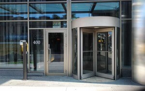 Custom Revolving Door Installation in Brooklyn