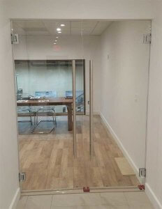 Frameless Door Installation in Brooklyn