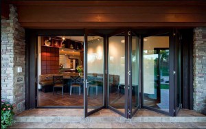 Restaurant Folding Metal Door Installation