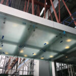 matt glass canopy design installation nyc side