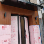 NYC Custom Aluminum Black Doors Installation