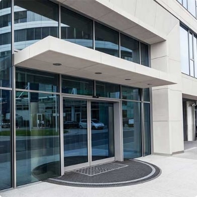 aluminum glass entrance doors