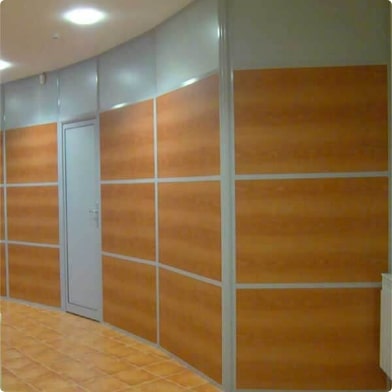 commercial wood panels office wall dividers