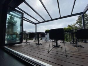 Clear Glass Sunroom Roof Wall Doors